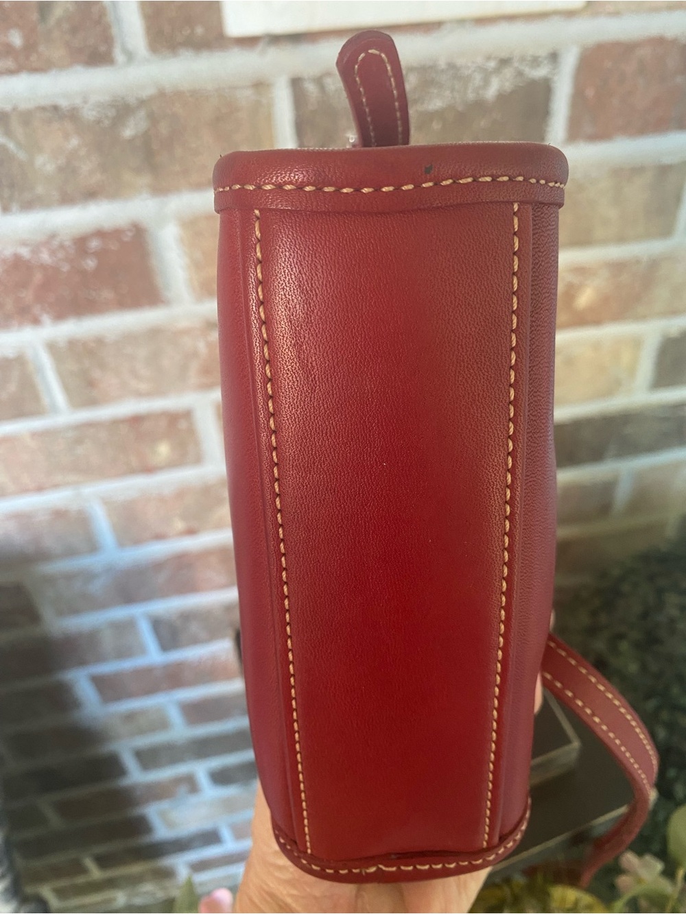 Coach Vintage Bellini Zip 9139 Red Leather Crossbody Bag Made In USA 1999 - Picture 10 of 10